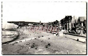 Mers les Bains - La Plage - Old Postcard