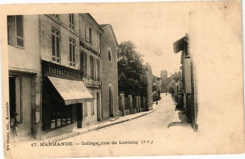 CPA MARMANDE-College rue de Lestang (264222)