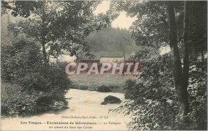 Postcard Old Tours Vosges Gerardmer The Vologne tanks upstream of the jump