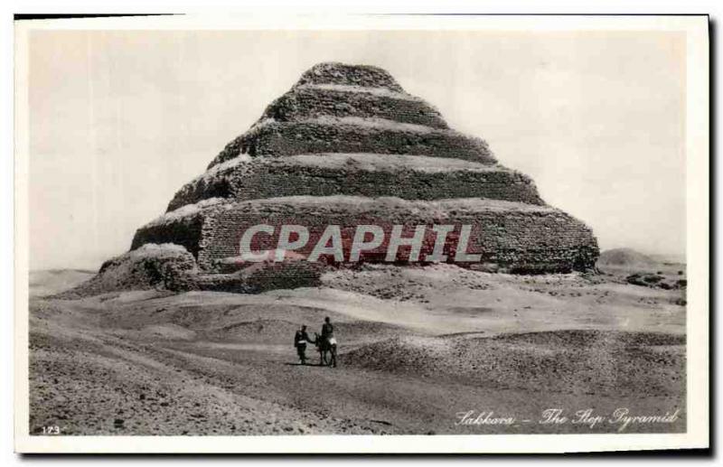 CPA Egypt Egypte Sakkara The Step Pyramid 