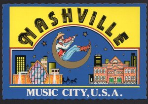 Tennessee NASHVILLE Music City U.S.A. - Cont'l