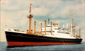 Holland America Line MV Noordam Ship Vintage Postcard 09.98
