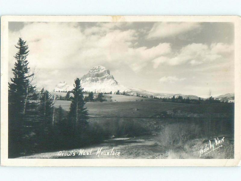 1940's rppc NICE VIEW Coleman At Crowsnest Pass Alberta AB W0969