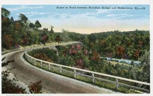 KY - Roadside Scene between Brooklyn Bridge & Shakertown