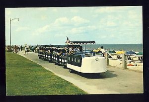 Virginia Beach, Virginia/VA Postcard, Unique Train On Beach