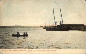 Petitcodiac River Moncton NB New Brunswick c1910 Postcard