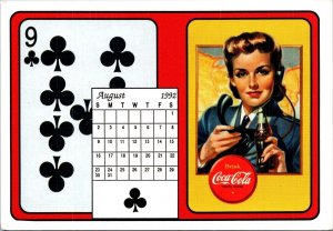 1992 Playing Card Calendar 10th Aniversary Of The Switchboard & Coca Cola