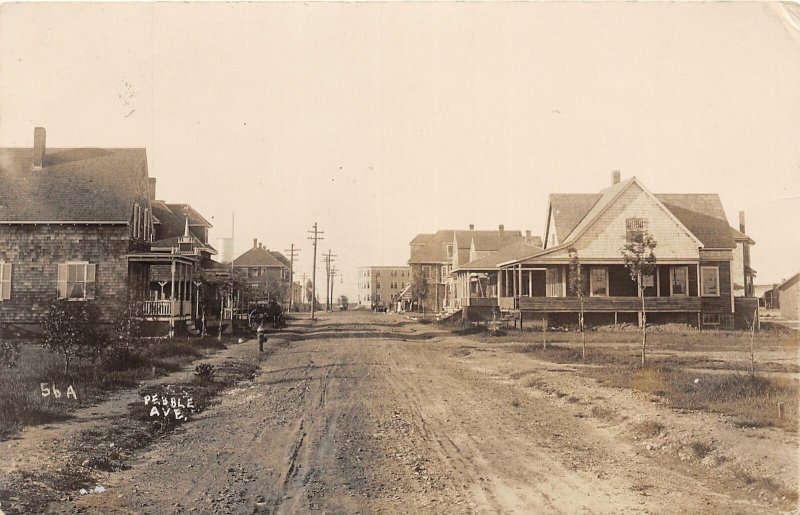 J5/ Carroll Iowa RPPC Postcard c1910 Pebble Avenue Homes  65