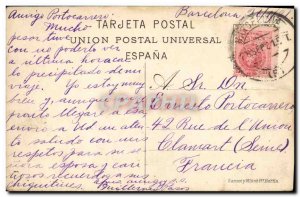 Old Postcard Barcelona Estudios Rambua