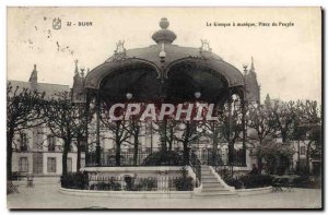 Old Postcard Kiosk Music People's Square Dijon