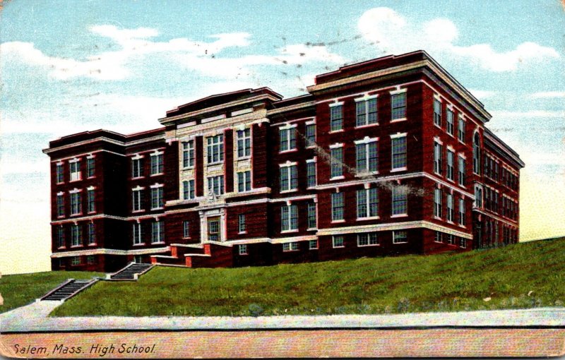 Massachusetts Salem High School 1909