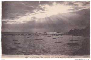 ARCACHON, Gironde, France, 1900-1910´s; Le Lever Du Jour Sur Le Bassin