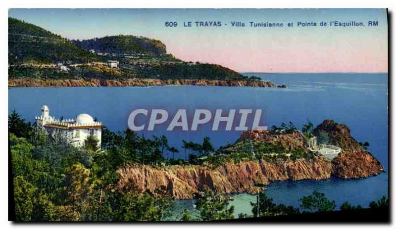 Old Postcard Trayas Tunisian VIIa and Pointe Esquillon