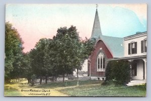 J88/ Johnsonville New York Postcard c1910 Grace Methodist Church 294