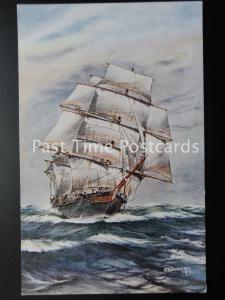 c1930 - A STIFF BREEZE (Sailing Ship) - J. Salmon, No.3873, A.F.D.BANNISTER