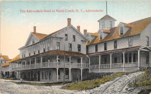 PC1/ North Creek Adirondacks New York Postcard c1910 Hotel Building 397