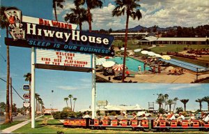 Arizona Phoenix Del Webb's Hiwayhouse Motor Hotel 1961