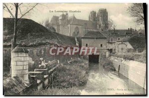 Old Postcard Toul Water Output