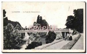 Marne Old Postcard On deck CHENNEVIERE