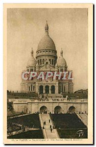 Old Postcard Paris Sacre Coeur