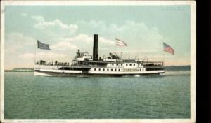 LAKE CHAMPLAIN STEAMSHIP c1910 Detroit Publishing 11060