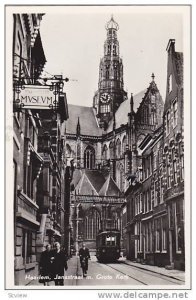 RP; Haarlem, Jansstraat m. Grote Kerk, North Holland, Netherlands, 10-20s