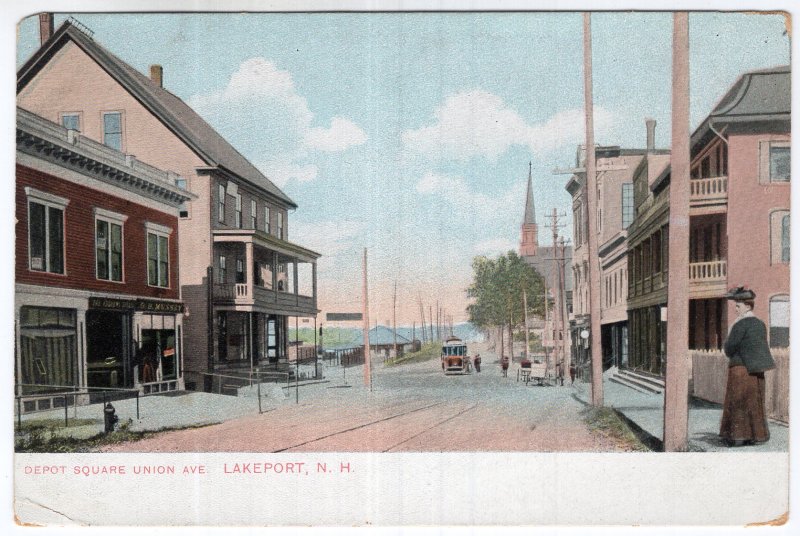 Lakeport, N.H., Depot Square Union Ave.