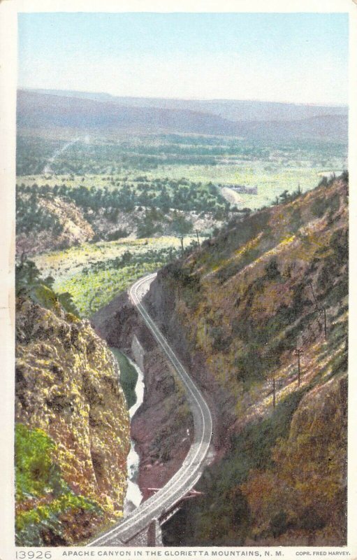 13926. Apache Canyon In The Glorietta Mountains NM Fre Harvet Postcard