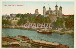 Old Postcard The Tower of London In icts day has a fortess royal residence an...