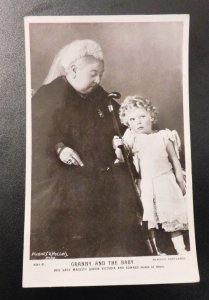 1911 Royalty Postcard Cover Their Majesties Queen Victoria and Prince Edward