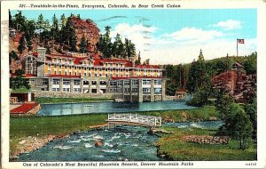 Troutdale-in-the-Pines Evergreen Colorado Postcard Standard View Card