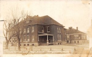 J33/ Tonganokie Kansas RPPC Postcard c1910 Grade and High School 282