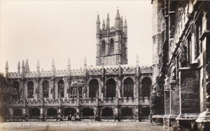 Cloister Quad and Magdalen College Oxford England Real Photo