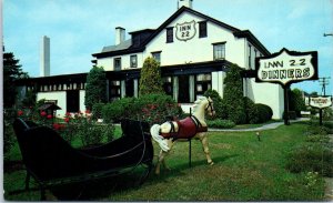 1950s Inn 22 Restaurant Harrisburg PA Postcard