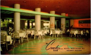 Postcard The Concho Room Hotel Westward Ho in Phoenix, Arizona~137196