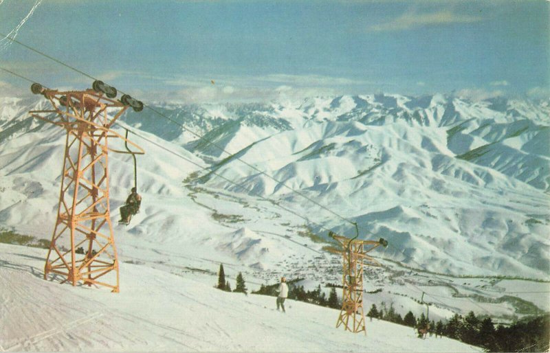 Postcard Sun Valley Idaho Union Oil Company Color Scenes Of The West