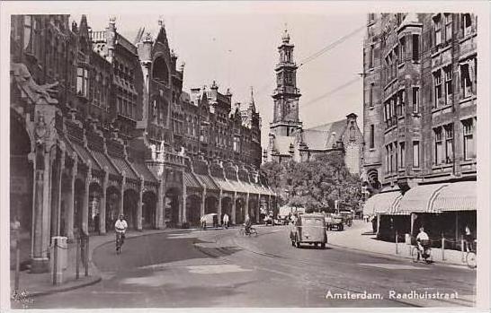 Netherlands Amsterdam Raadhuisstraat Real Photo