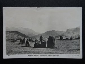 Cumbria Keswick THE DRUIDS CIRCLE & Helvellyn c1950 RP Postcard by Chadwick