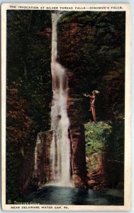 Postcard - The Invocation At Silver Thread Falls, Dingman's Falls - Pennsylvania