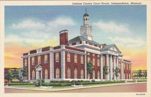 Missouri Independence Jackson County Court House 1945 Curteich