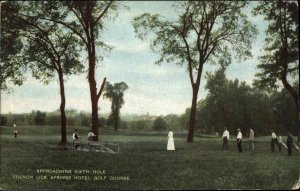 French Lick Springs IN Hotel Golf Course 6th Hole c1910 Postcard