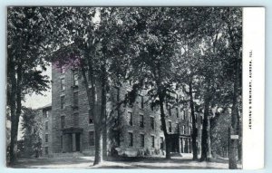 AURORA, Illinois IL  ~ JENNING'S SEMINARY 1908  Postcard