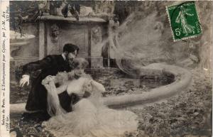 CPA AK Salon de Paris J.-M. AVY l'Embarquement par Cythere (701988)