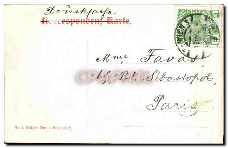 Postcard Old Vienna Hofburg