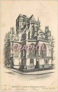 Old Postcard Rouen Abide by the Saint Vincent Church