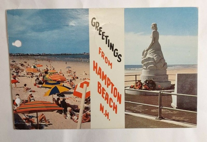 Postal Hampton Beach New Hampshire 1961 Ocean View Newton superior cae en masa
							
							mostrar tÃ­tulo original