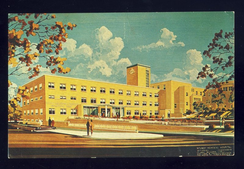 Attleboro, Massachusetts/Mass/MA Postcard, Sturdy Memorial Hospital