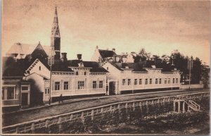 Finland Kotka Mariankatu Vintage Postcard C129