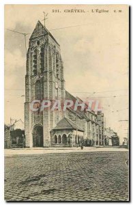 Old Postcard Creteil Church