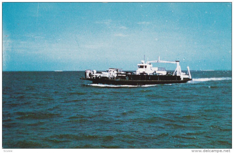 Oregon Inlet Ferry , Hatteras Island , North Carolina , 50-60s